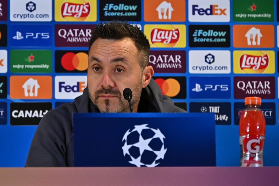 Marseille - Atalanta Roberto de Zerbi (allenatore, Olympique Marseille) Afb Marseille - Atalanta Roberto de Zerbi (allenatore, Olympique Marseille) Afb