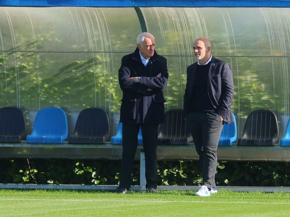 Antonio e Luca Percassi a Zingonia martedì 4 novembre alla vigilia della gara contro Olympique Marsiglia Antonio e Luca Percassi a Zingonia martedì 4 novembre alla vigilia della gara contro Olympique Marsiglia