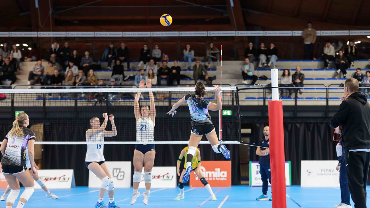 Volley Club B1 femminile, l’Elettromeccanica Angelini Cesena capitola al tie break A San Giorgio