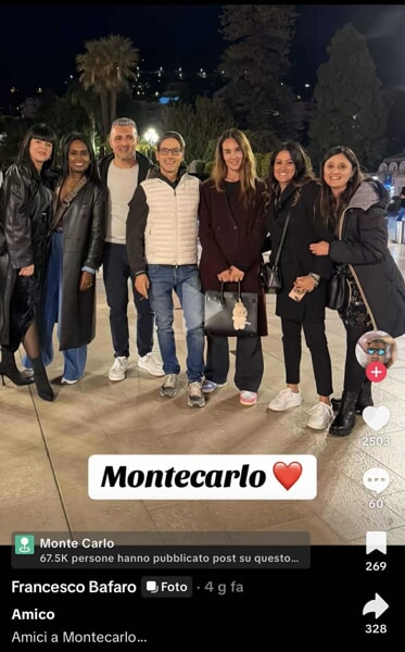 Berlusconi, Toffanin e i fan (foto da TikTok Francesco Bafaro)-2