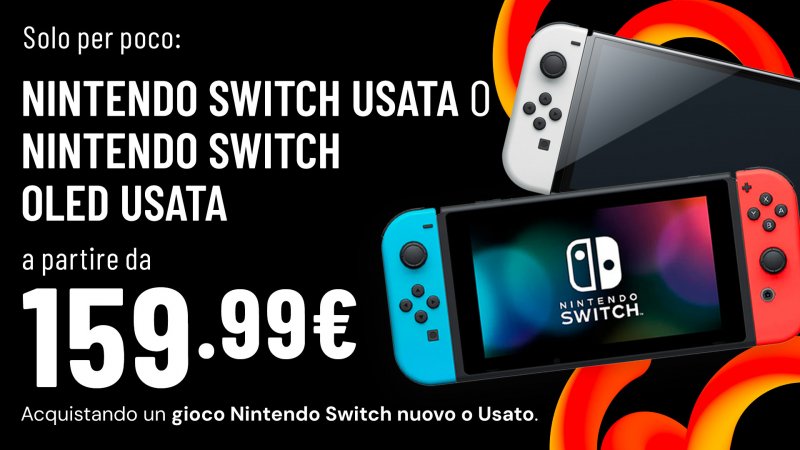 Il banner di gamelife con l'offerta su Nintendo Switch Il banner di gamelife con l'offerta su Nintendo Switch