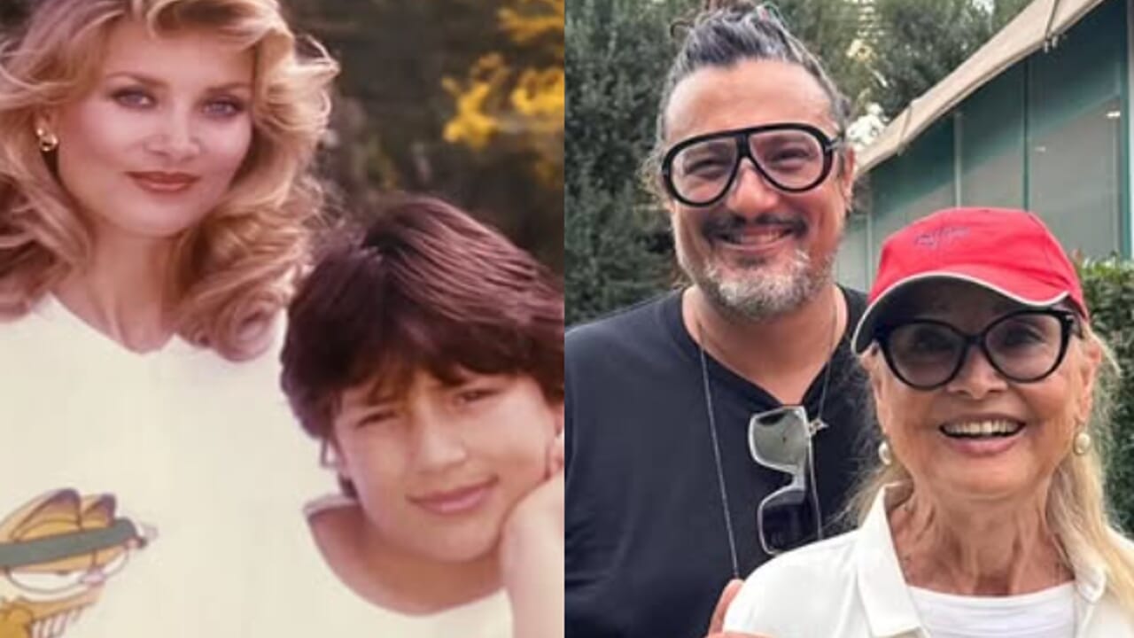 Barbara Bouchet scrive al figlio Alessandro Borghese per il suo compleanno: le foto inedite