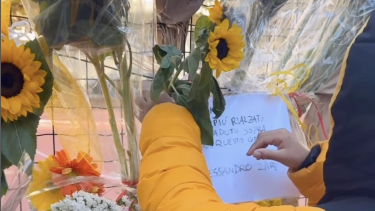 A Milano c'è un campo di basket che è stato preso d'assalto e riempito di girasoli: le immagini bellissime