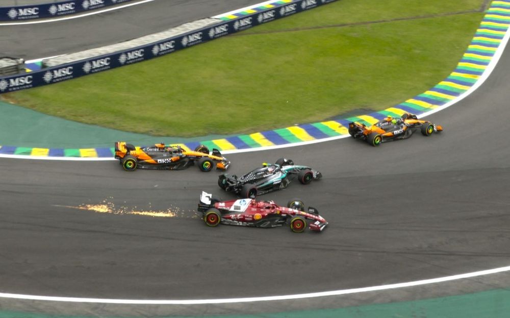 Incidente tra Piastri, Antonelli e Leclerc