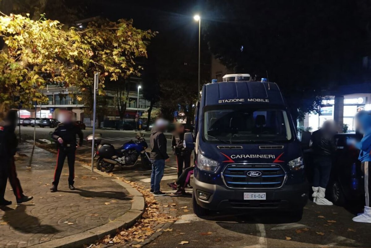 I carabinieri intervenuti Carabinieri metromare 3