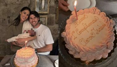 Clara Isabel, figlia di Cecilia e Ignazio, compie un mese: le immagini della festa