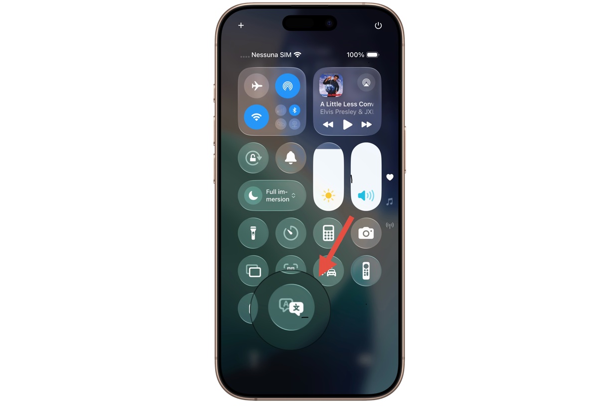 Come usare Traduzione dal Vivo, tutti i passaggi - macitynet.it Traduci nel centro di controllo