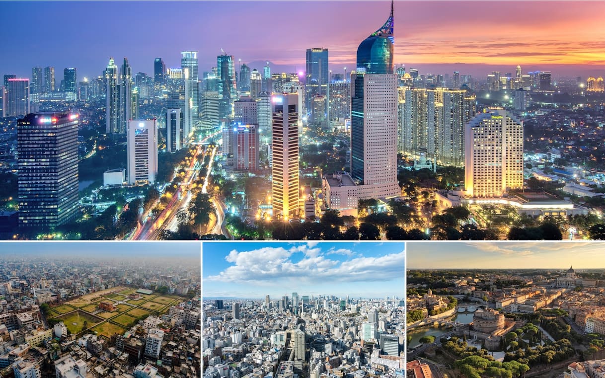 Città più popolose del mondo, Giacarta sul podio con 41.9 milioni di abitanti: la classifica