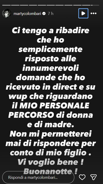 Un'altra storia di Martina, foto da Instagram