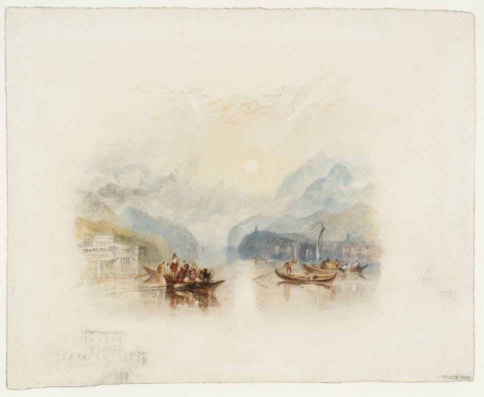 Joseph Mallord William Turner Lake of Como (I), for Rogers's 'Italy' c.1826-7 Joseph Mallord William Turner Lake of Como (I), for Rogers's 'Italy' c.1826-7