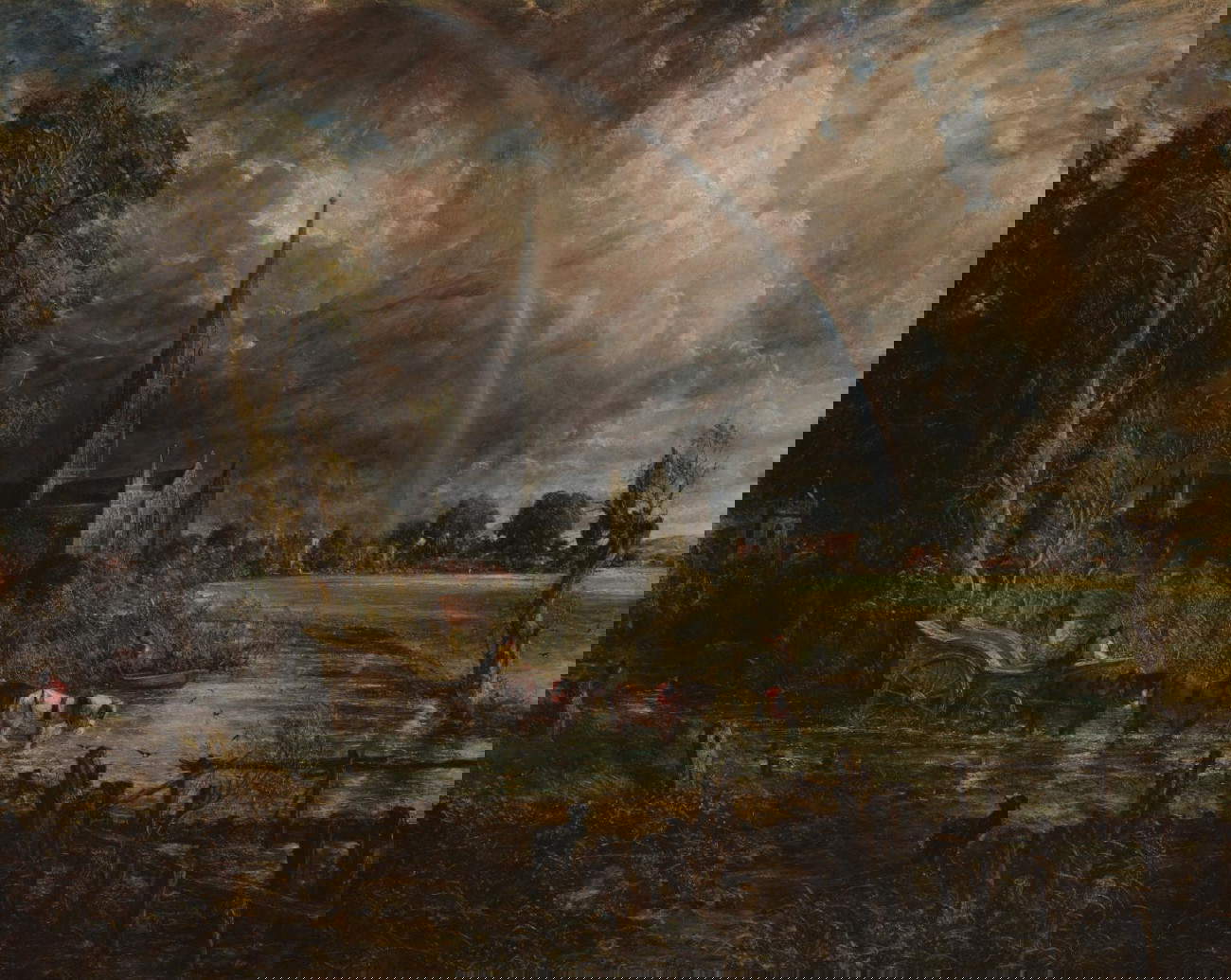 John Constable, Salisbury Cathedral from the Meadows (1829 circa). Su gentile concessione di Tate