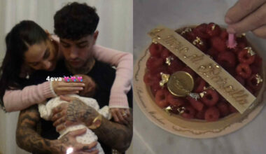 Priscilla, figlia di Giulia De Lellis e Tony Effe, compie un mese: le immagini della festa