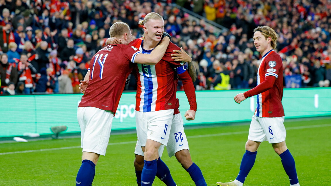 La Norvegia travolge l'Estonia e fa già festa per i Mondiali - Calcio