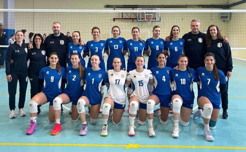 La Nazionale di volley femminile: Luana Martone numero 6 e Carlotta Ardesi numero 2 La Nazionale di volley femminile: Luana Martone numero 6 e Carlotta Ardesi numero 2
