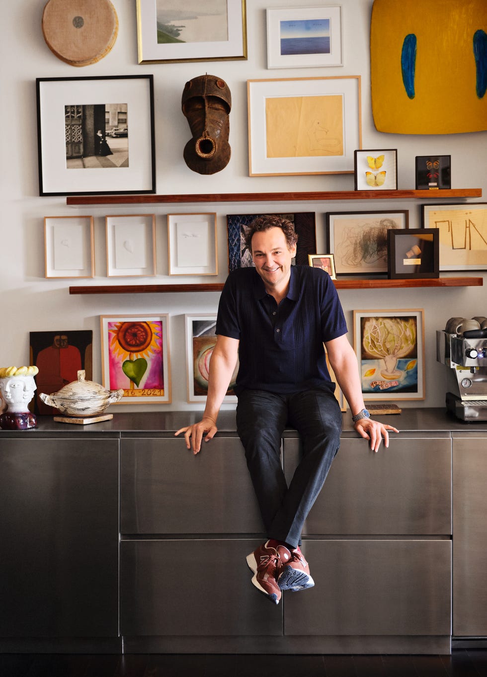 chef daniel humm in his kitchen