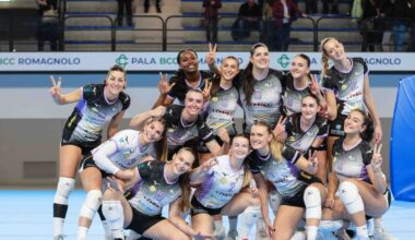 Volley femminile, prima vittoria per l’Elettromeccanica Angelini Cesena nel derby contro Forlì