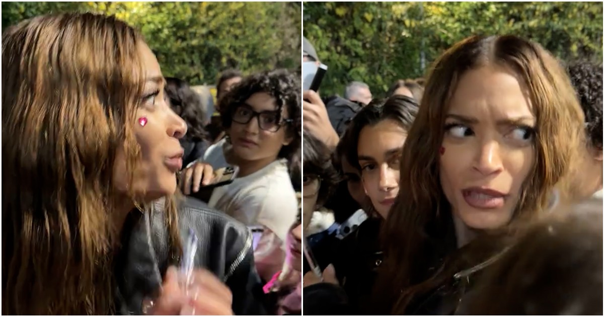 "Qualcuno mi sta mettendo un dito nel sedere": Elodie confusa tra i fan mentre firma gli autografi - Video