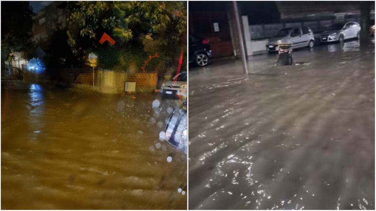 maxi temporale, sabato sera di disagi