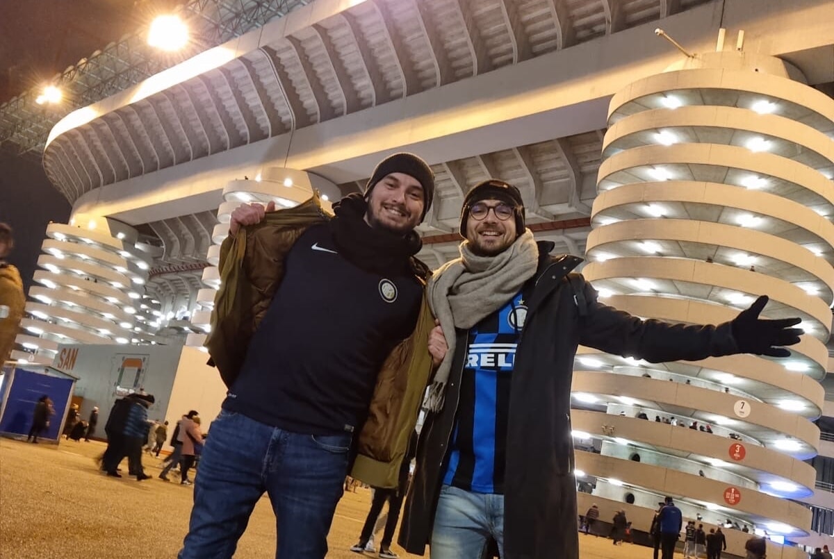 Francesco e Alessandro a san Siro