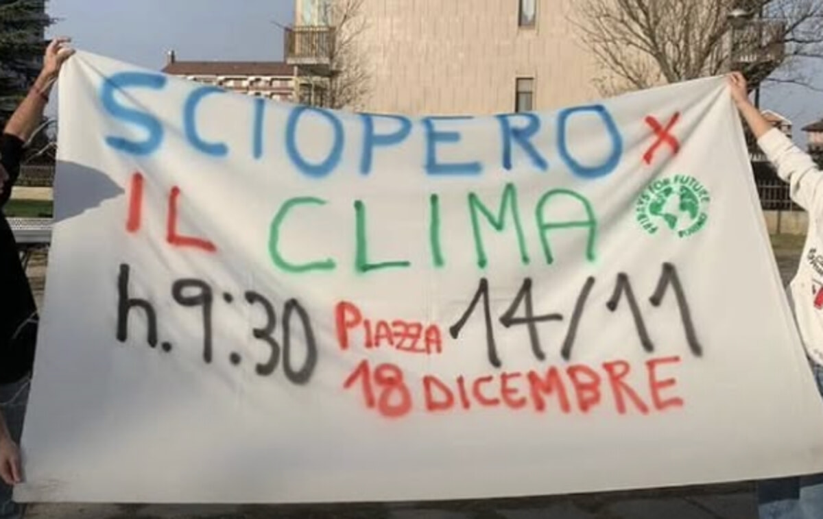 fridays for future sciopero clima 14 novembre