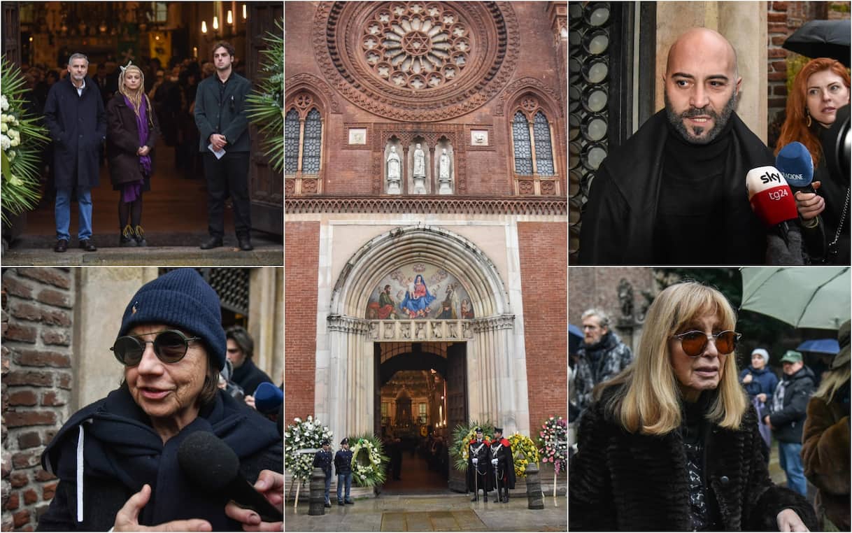 Ornella Vanoni, i funerali della cantante a Milano. FOTO
