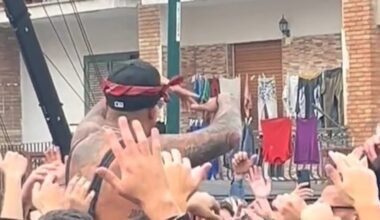 Geolier gira nel suo rione il video del nuovo brano: le immagini