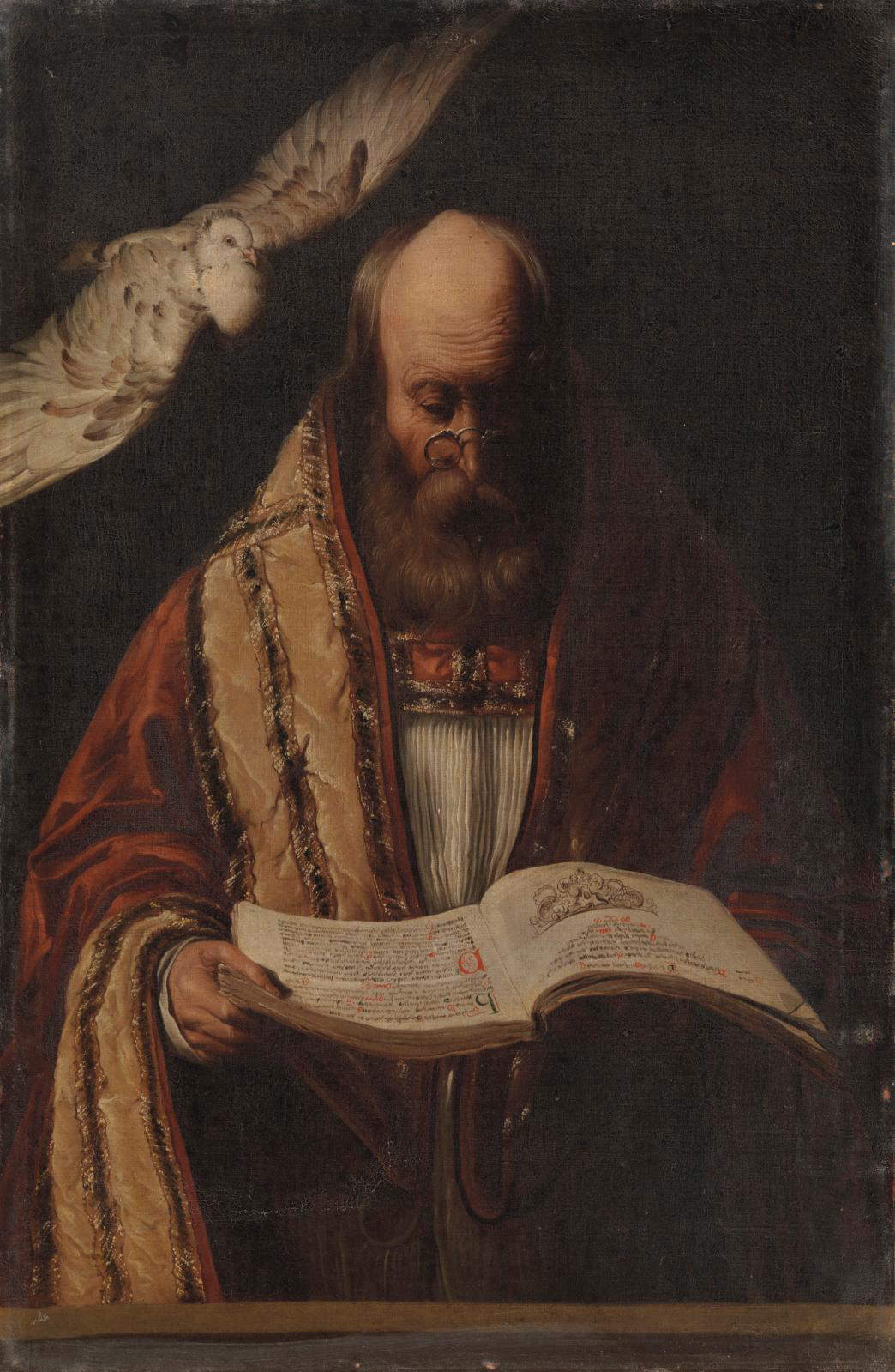 Georges de La Tour?, San Gregorio (1630 circa; olio su tela; Lisbona, Museu Nacional de Arte Antiga)