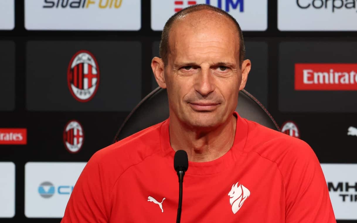 Milan Roma, Allegri: 'Curioso di vedere il duo Nkunku-Leao. Gimenez da valutare'. Video