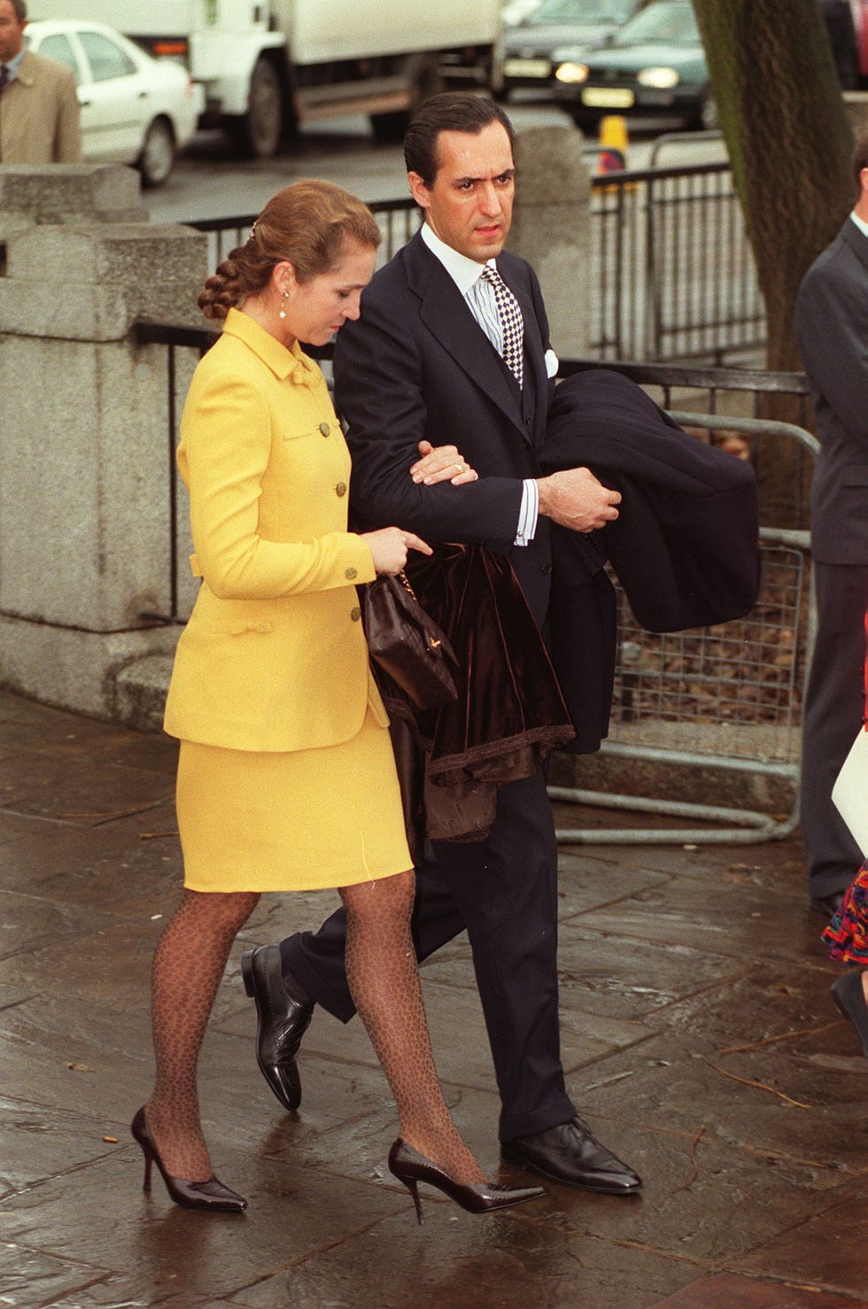 la infanta elena en su visita a la abadia de westminster