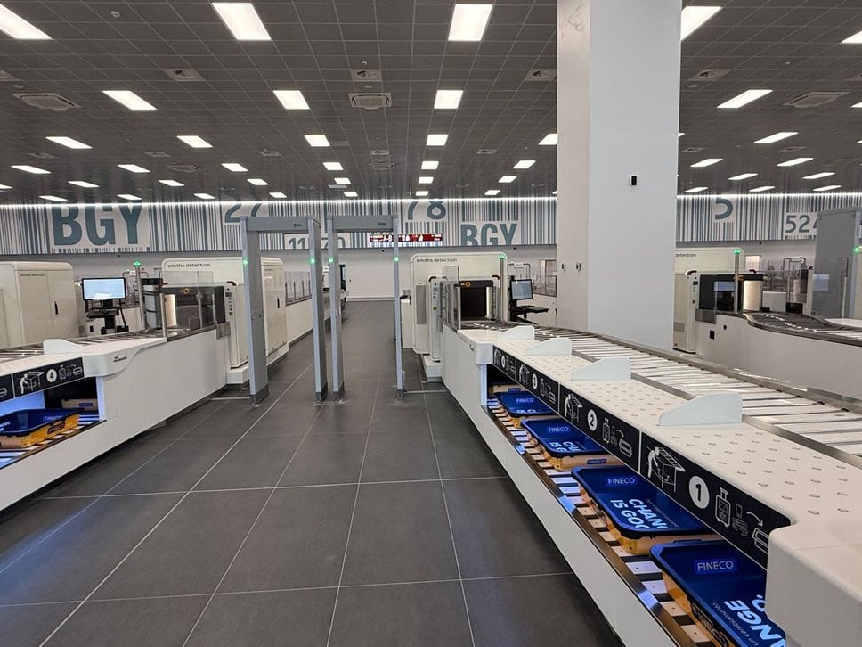 La nuova area dei controlli di sicurezza