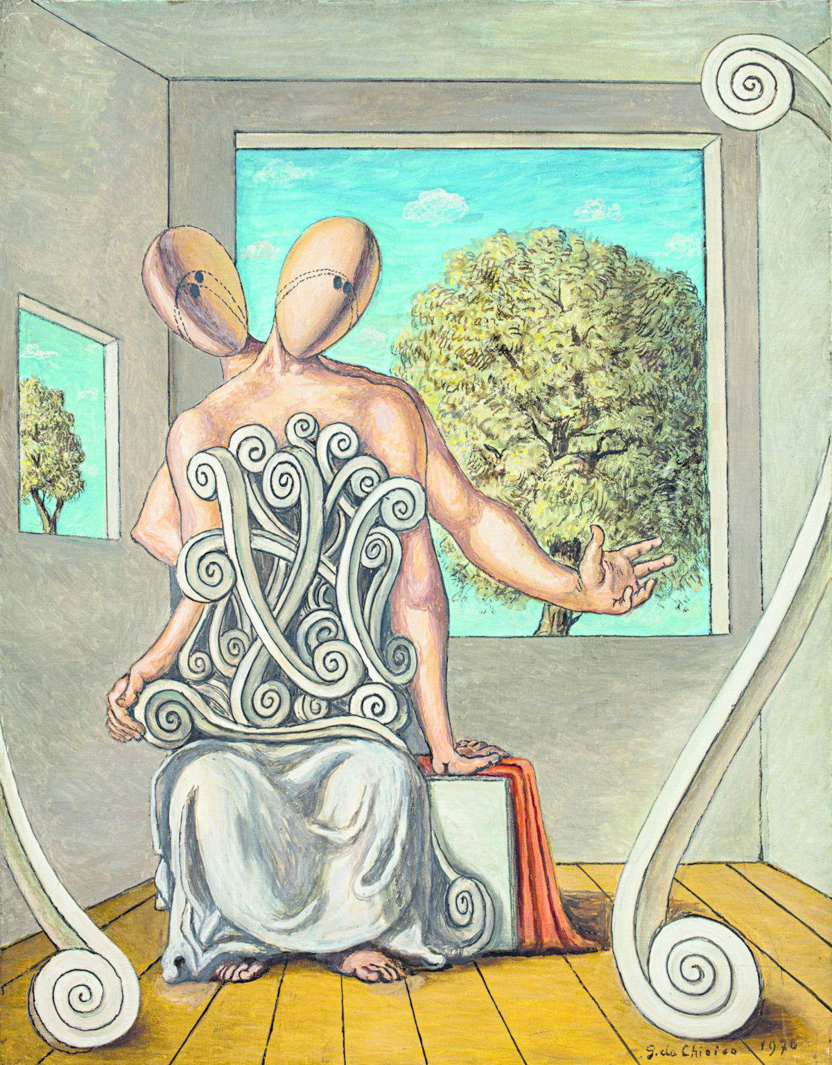Giorgio de Chirico, La tristezza della primavera (1970)