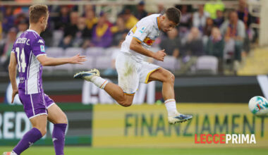 Il Lecce affonda la Fiorentina e Pioli. Gol di Berisha, Falcone blinda la vittoria