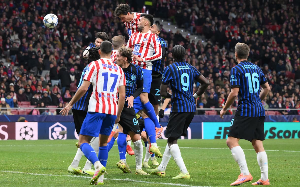 Atletico Madrid-Inter 2-1, gol e highlights: Gimenez beffa i nerazzurri al 93'