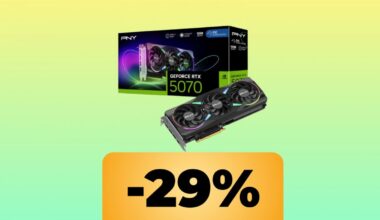 La GPU PNY GeForce RTX 5070 12 GB è in sconto su Amazon al minimo storico