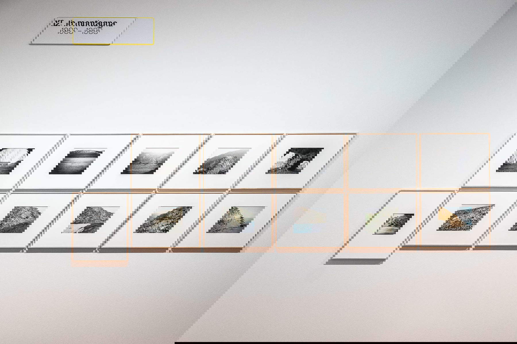 Fotografie della serie In montagna, 1983 - 1988