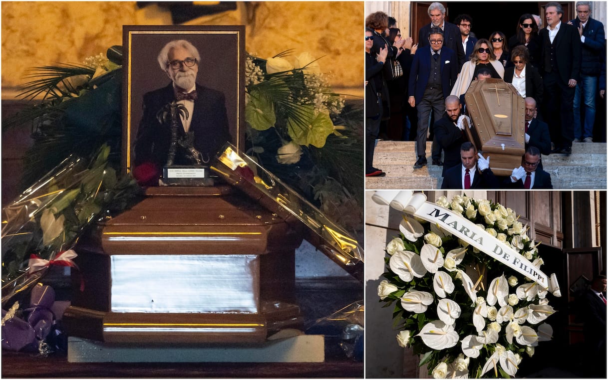 Peppe Vessicchio, a Roma i funerali del direttore d’orchestra. FOTO - Sky TG24