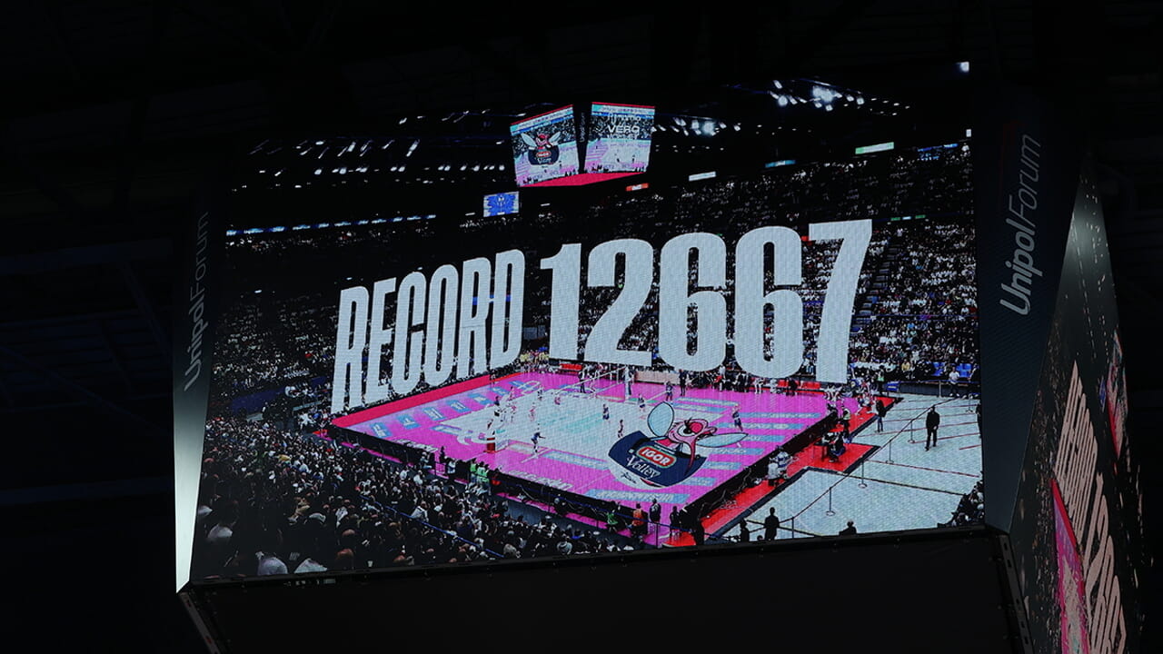 è il dato più alto mai registrato nel volley femminile italiano