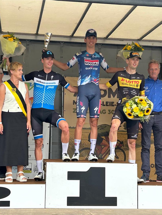 Renato Favero, Soudal Quick-Step Development, vittoria, Belgio, Omloop Mandel-Leie-Schelde 2025