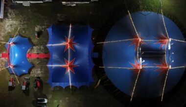 Tragedia al circo, scontro tra moto acrobatiche: morto uno stuntman