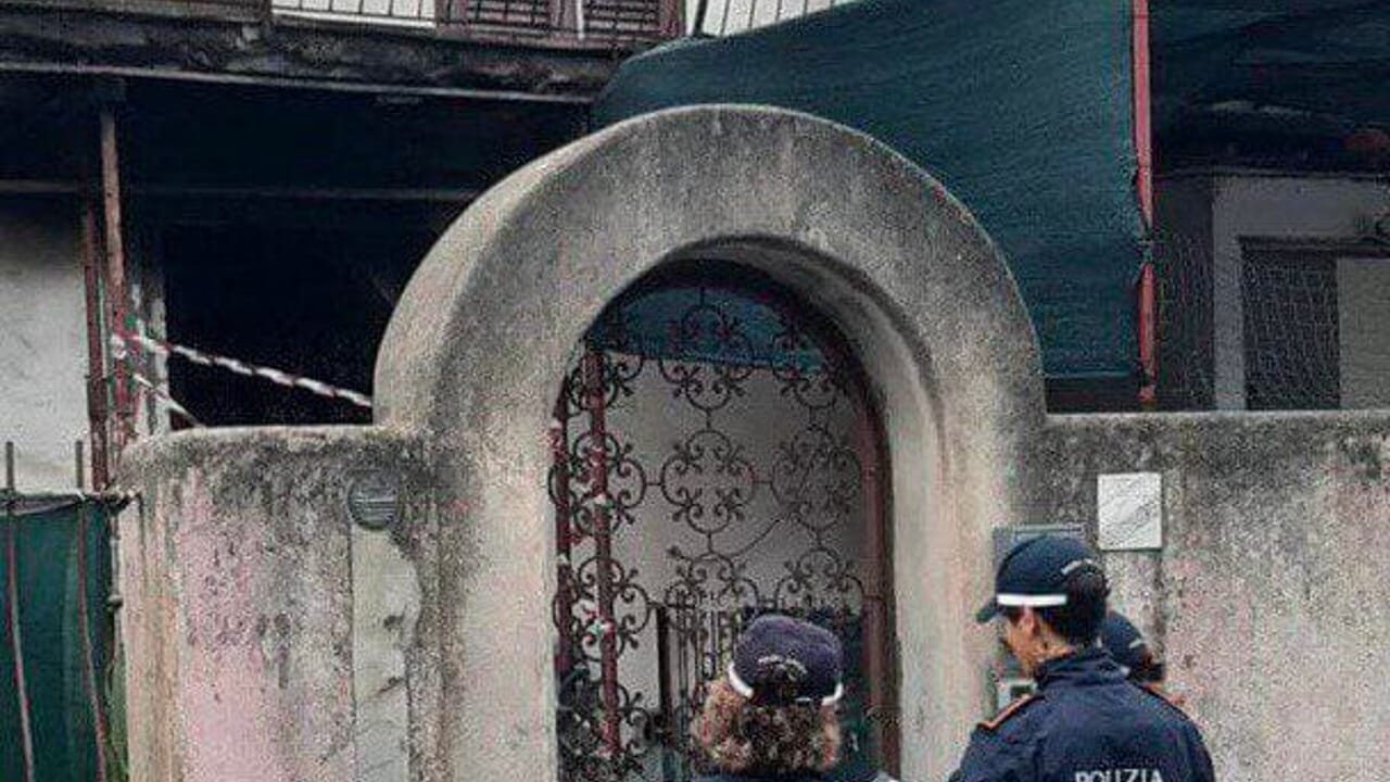 Incendio in via Augusto Conti 2 novembre 2025