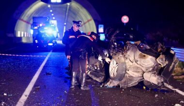 altri tre feriti, gravi due coniugi