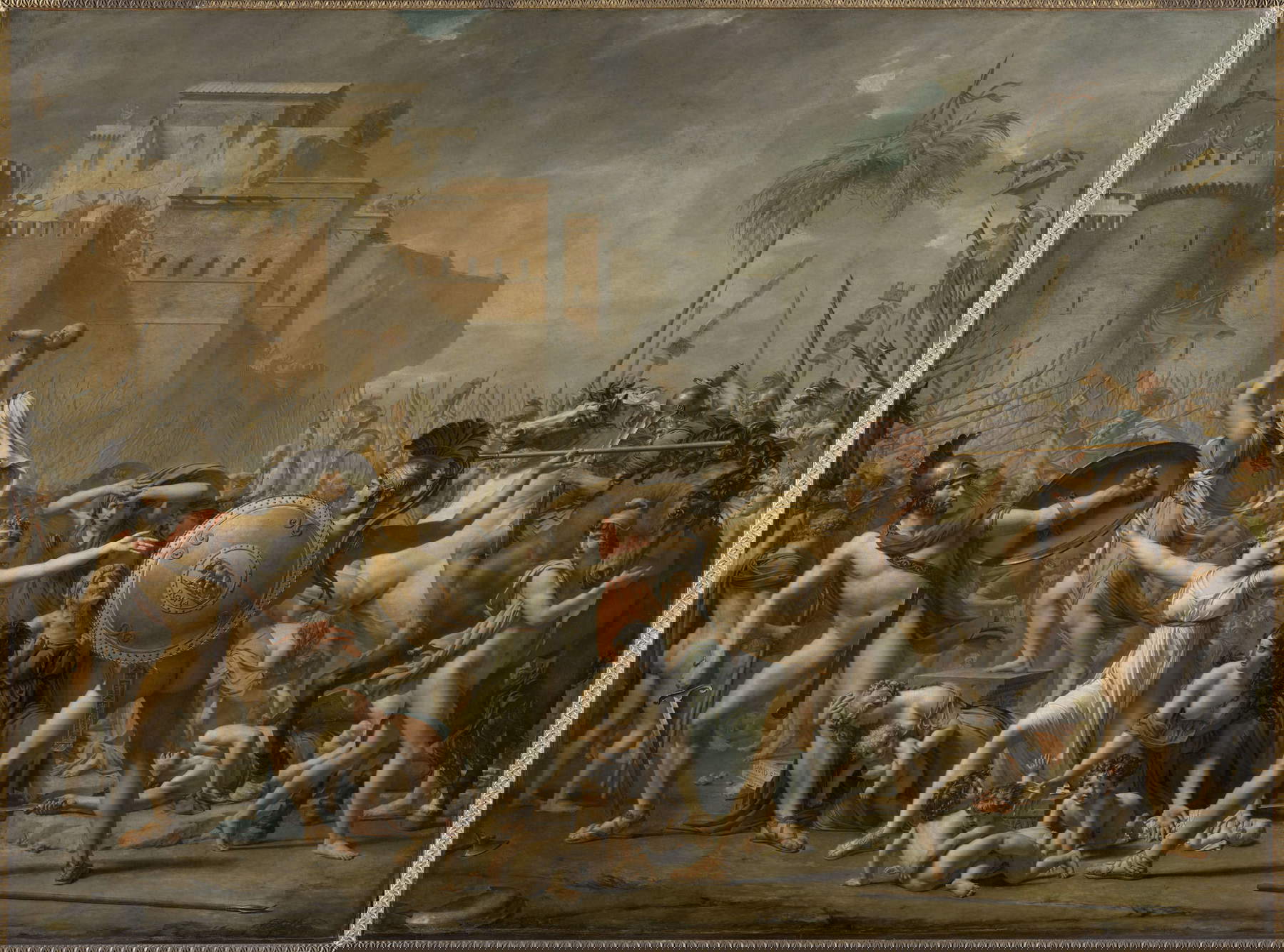 Jacques-Louis David, Le Sabine (Parigi, Louvre). Foto: Mathieu Rabeau, Sylvie Chan-Liat © GrandPalaisRmn