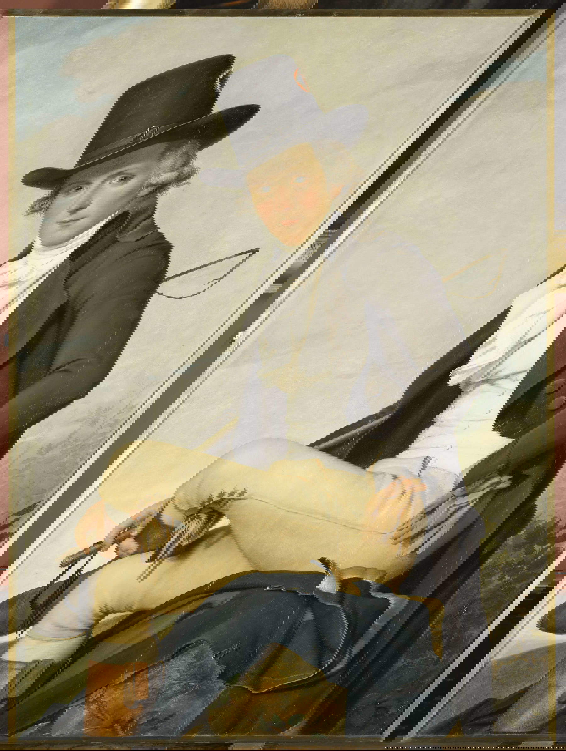 Jacques-Louis David, Ritratto di Pierre Sériziat (Parigi, Louvre). Foto: Franck Raux © GrandPalaisRmn