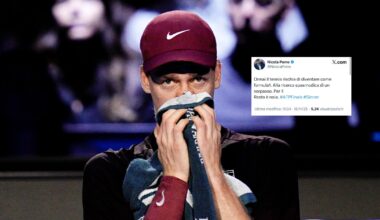 "Il tennis è noia, come la F1"