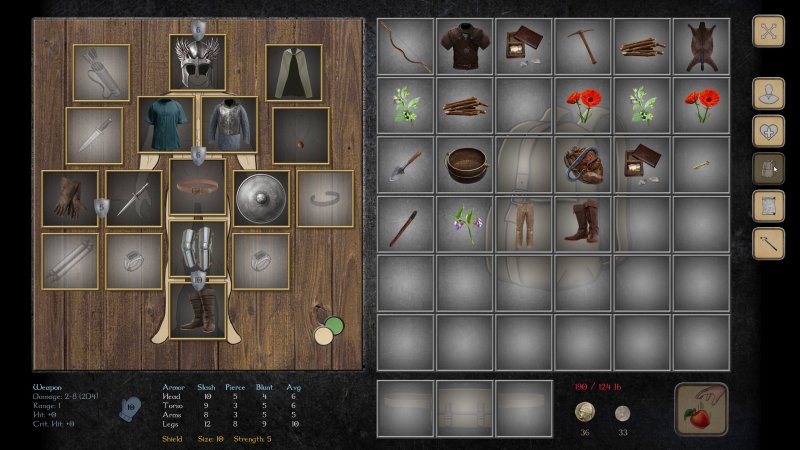 Anche l'inventario pesca direttamente dai numerosi titoli GDR degli anni Novanta Anche l'inventario pesca direttamente dai numerosi titoli GDR degli anni Novanta