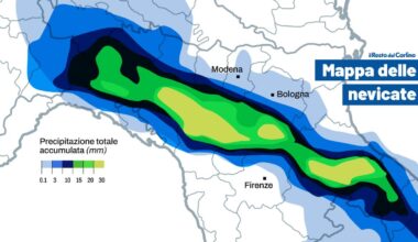Dove nevica in Emilia Romagna, anche in pianura. “Il gelo artico è in arrivo”