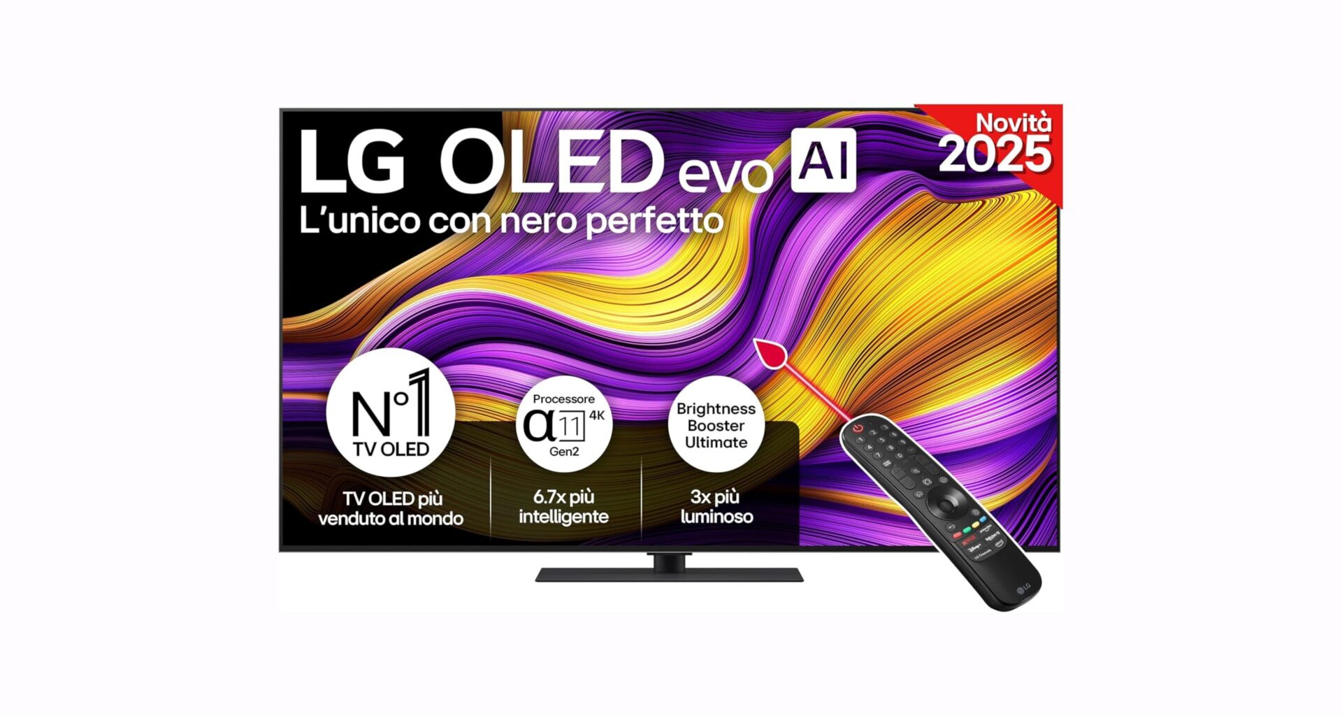 La TV LG OLED G5 da 65" è in sconto a un prezzo assurdo per il Black Friday Amazon