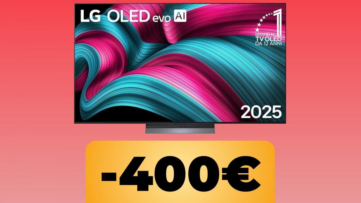 Smart TV LG OLED evo AI C5 da 65” è in offerta al prezzo minimo storico su Amazon per il Black Friday