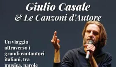 Giulio Casale e la canzone d'autore al palasport di San Martino di Lupari il 14 novembre 2025