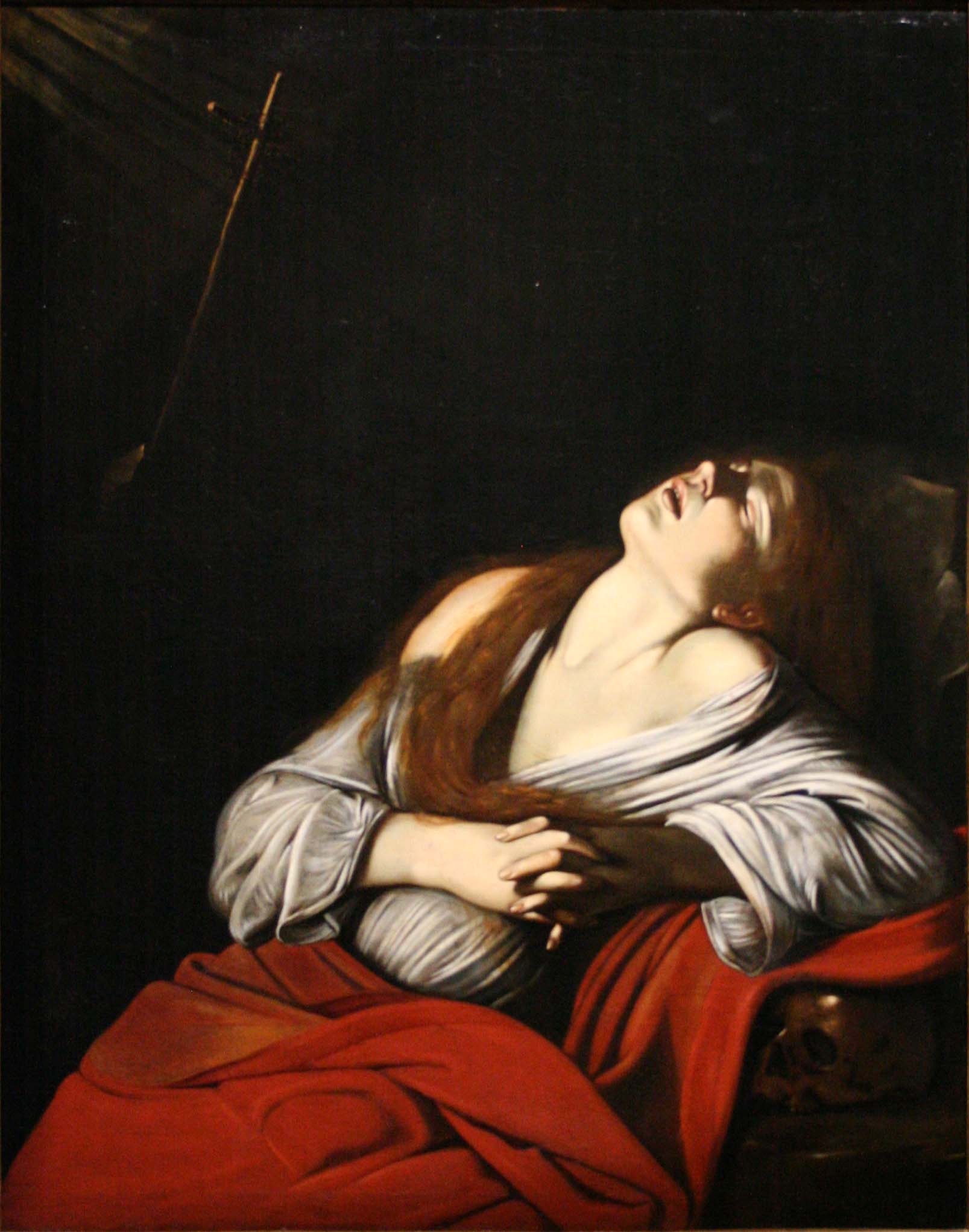 Louis Finson, Maddalena penitente (1612; olio su tela, 120 x 100 cm; Marsiglia, Musée des Beaux-Arts)